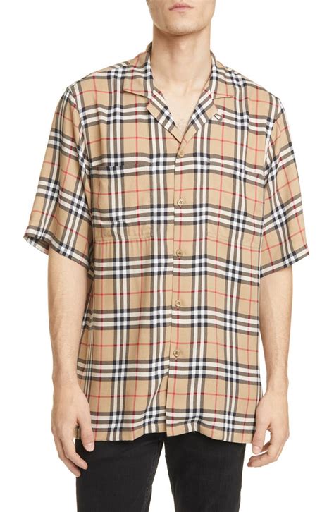 burberry button up shirt|burberry short sleeve button up.